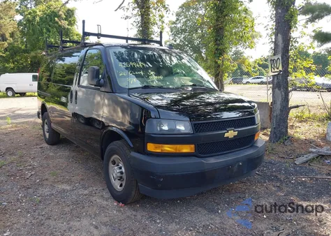 2020 Chevrolet Express Cargo Rwd 3500 Regular Wheelbase Wt из США, поврежденный, VIN 1GCZGGFP2L1254551